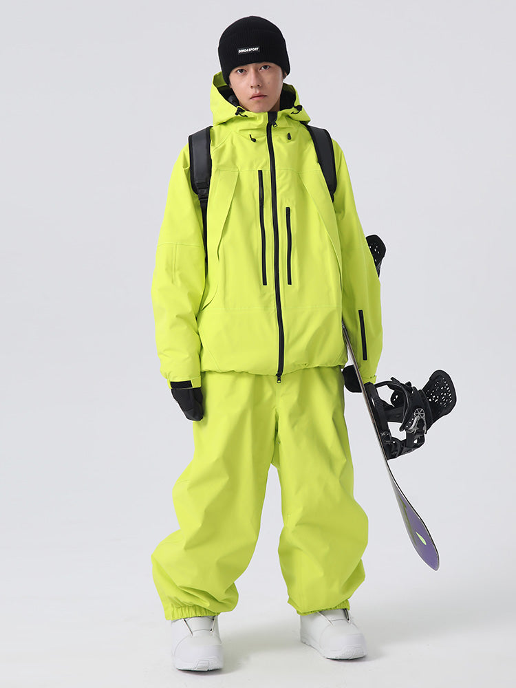 Men's Freestyle Ski Snowboard Jacket & Pants Set