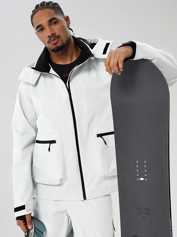 Men's Relaxed Snow Jacket with Inner Snow Skirt