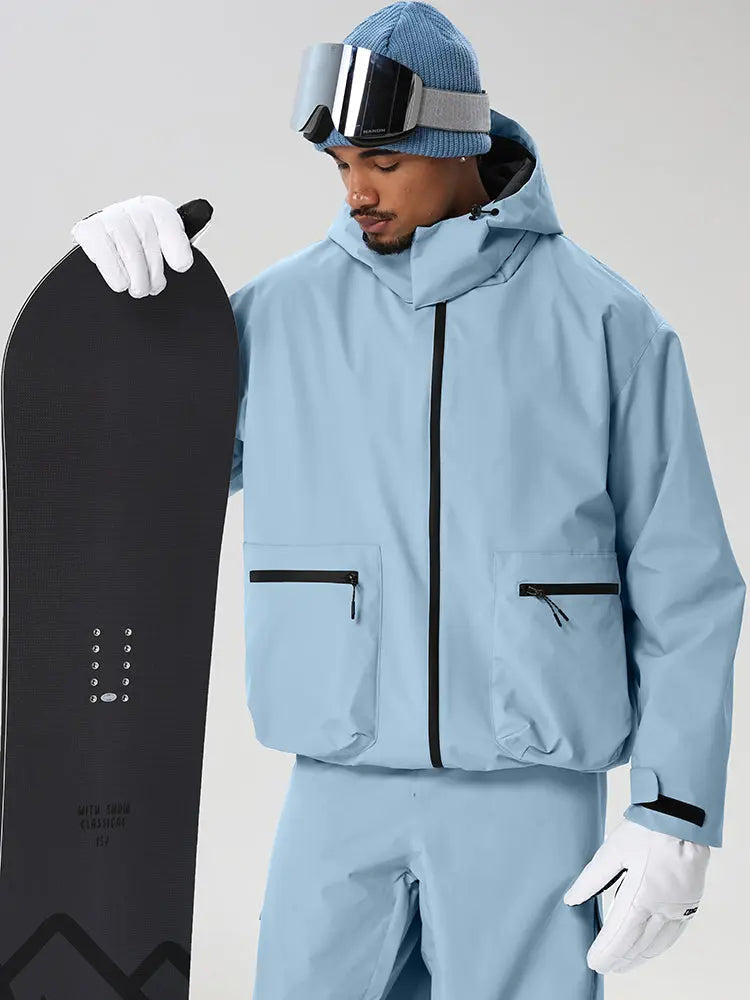 Men's Relaxed Snow Jacket with Inner Snow Skirt