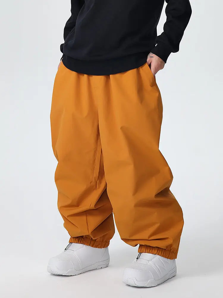 Men's  Alpine Cargo Ski Pants Loose Fit Snowboarding Pants