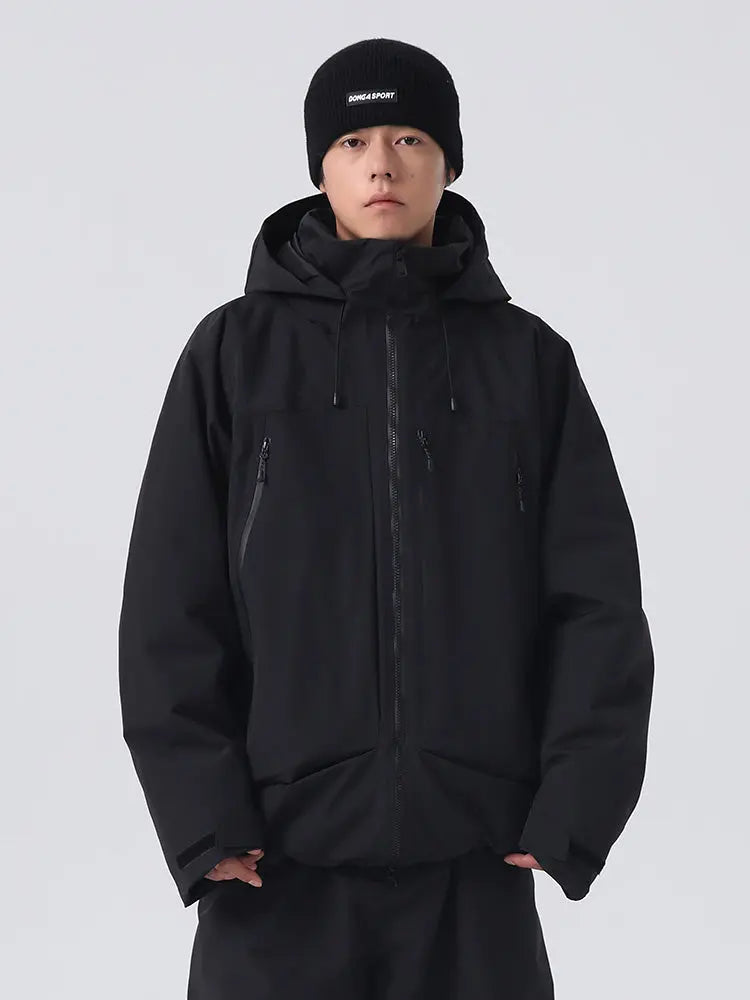 Men's Sporty Snowboarding Jacket All-Conditions Baggy Snow Jacket