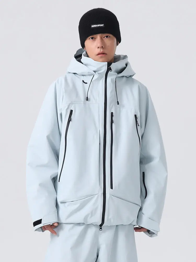 Men's Sporty Snowboarding Jacket All-Conditions Baggy Snow Jacket