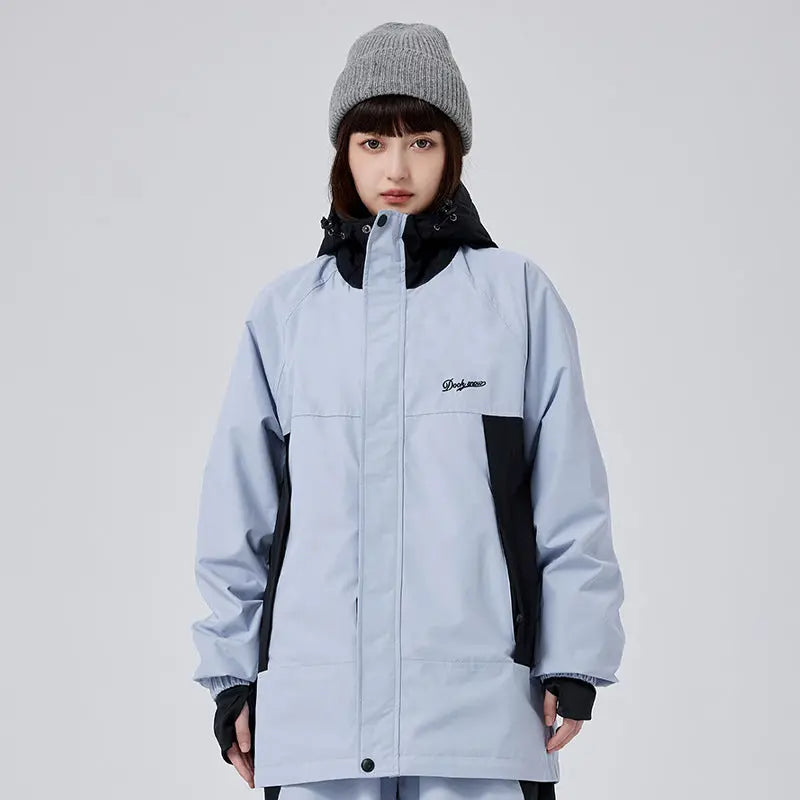 Outdoor Baggy Cargo Snowboard Jacket Unisex Snow Coat