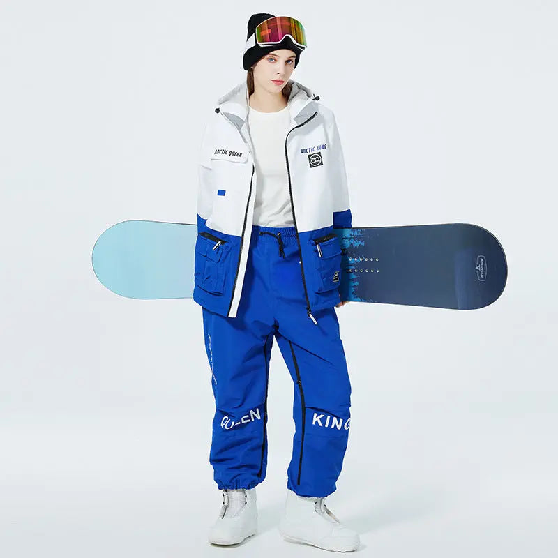 Adult Ski Insulated Cargo Jacket & Jogger Pants Downhill Diva Suits 