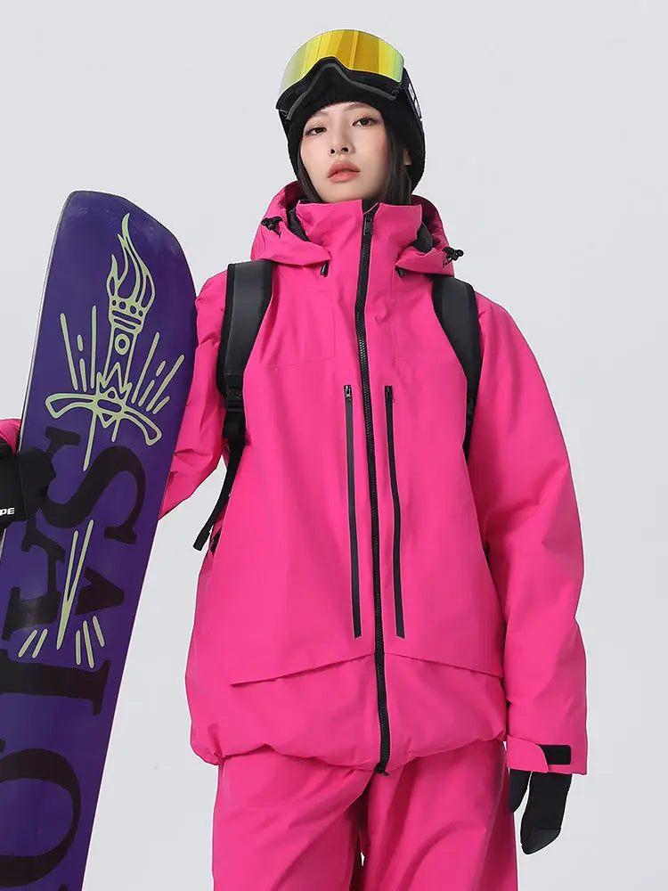 Searipe 3L Snowline Jacket Insulated Solid Color Snowboard Jacket