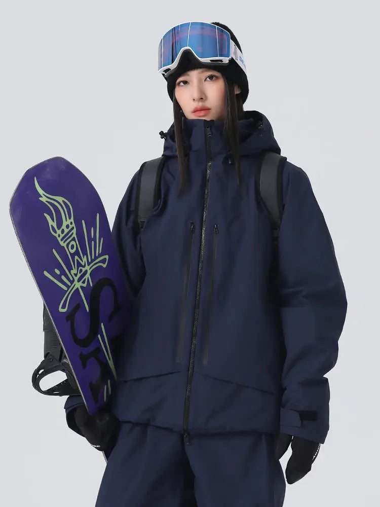 Searipe 3L Snowline Jacket Insulated Solid Color Snowboard Jacket