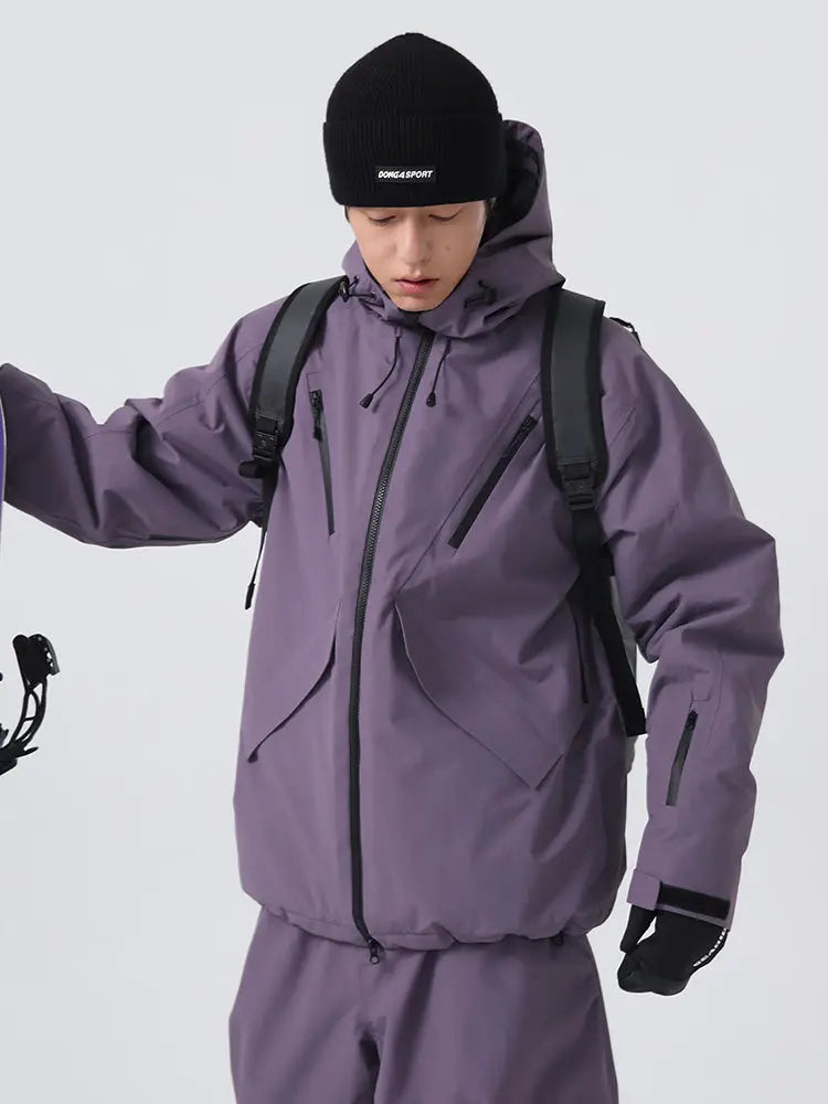 Searipe Unisex All-Weather Baggy Snow Jacket for Winter