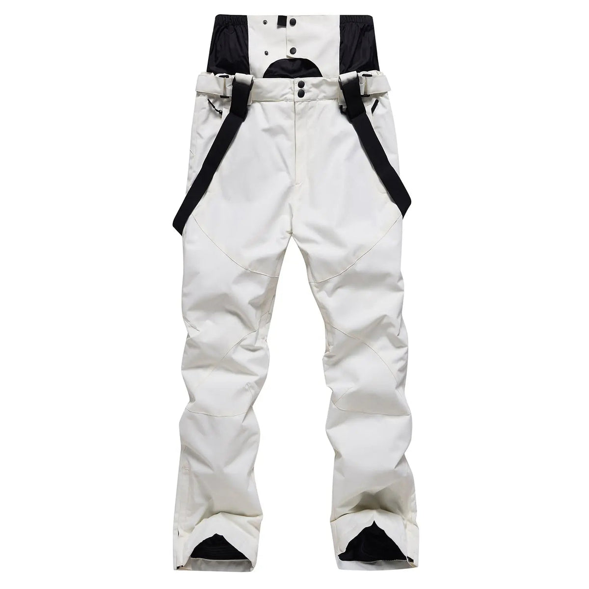Solid Color Unisex Detachable Ski Bibs & Pants Windproof Outdoor Pants