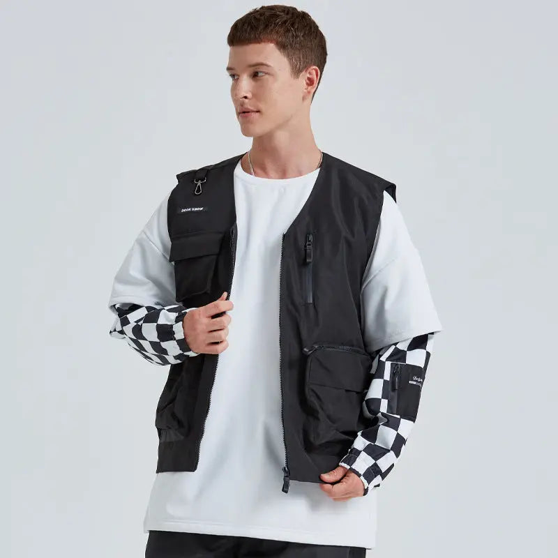 Stylish Outdoor Adult Vest for Ski Snow Insulated Sportswear
