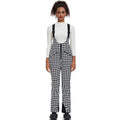 Unique Houndstooth One-piece Ski Jumpsuits Snowsuits