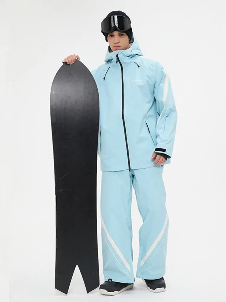 Unisex 3L Gradient Ski Suit | Waterproof Hard Shell Jacket & Pants