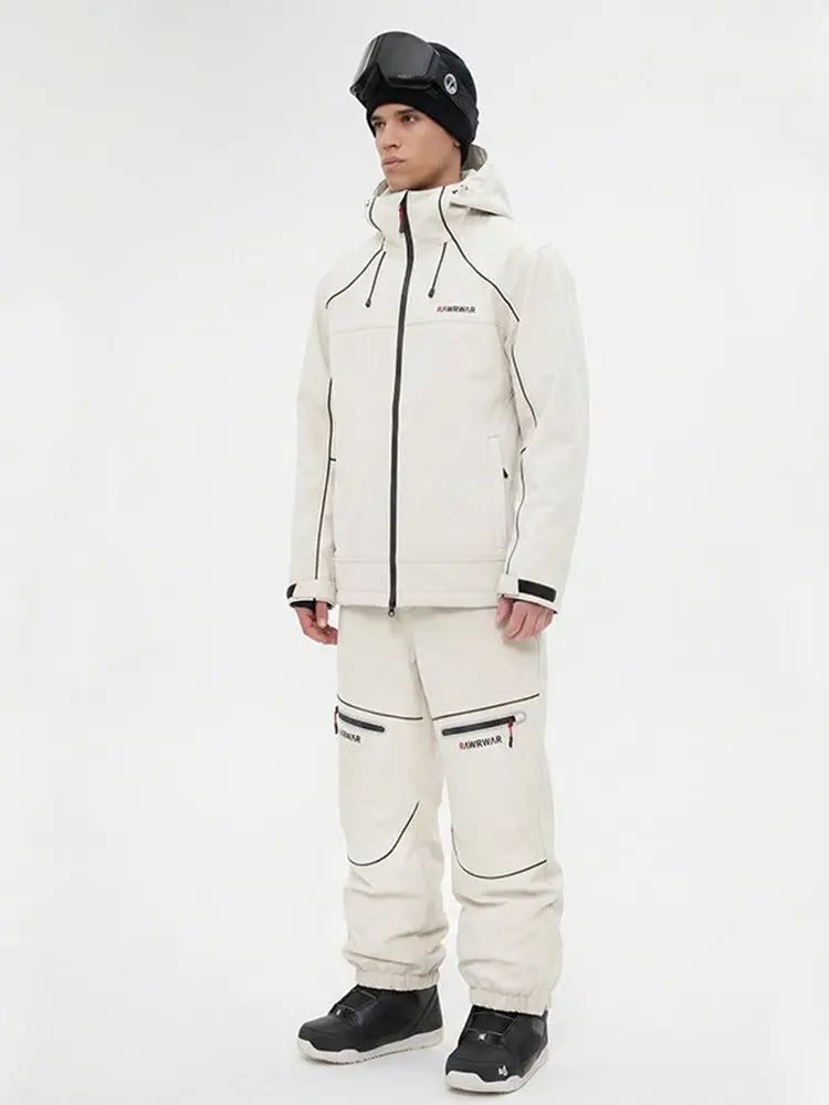 Unisex 3L Hard Shell Ski Suit Set Winter Jacket & Pants