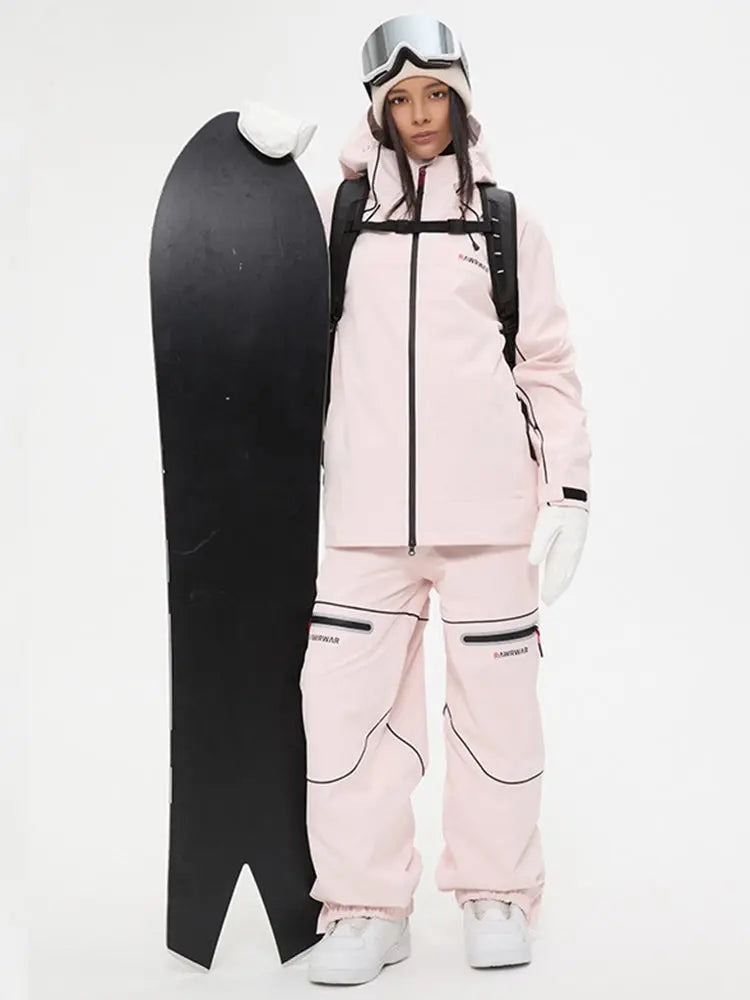 Unisex 3L Hard Shell Ski Suit Set Winter Jacket & Pants