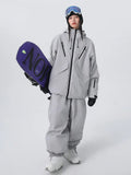 Unisex Cargo Ski Suits Women's Unique Baggy Snow Clothing