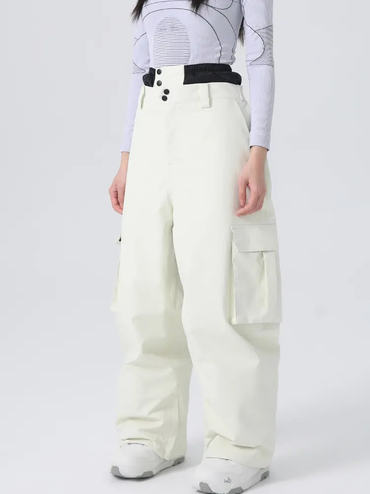 Unisex Insulated 3L Baggy Cargo Snow Pants