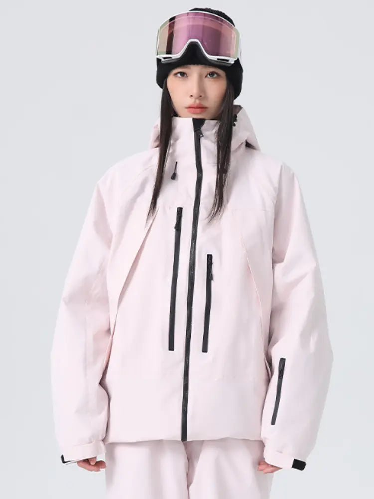Unisex Insulated Ski Jacket Hooded Snowborad Sports Wear