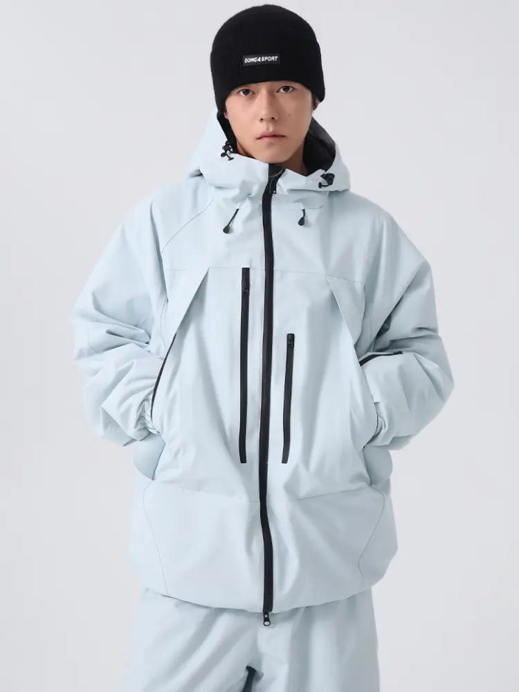 Unisex Insulated Ski Jacket Hooded Snowborad Sports Wear