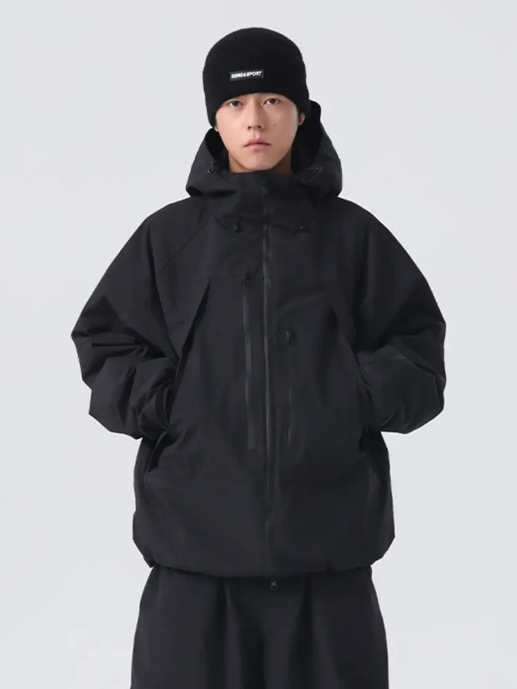 Unisex Insulated Ski Jacket Hooded Snowborad Sports Wear