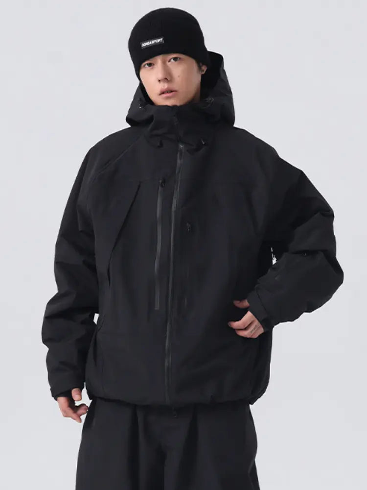 Unisex Insulated Ski Jacket Hooded Snowborad Sports Wear