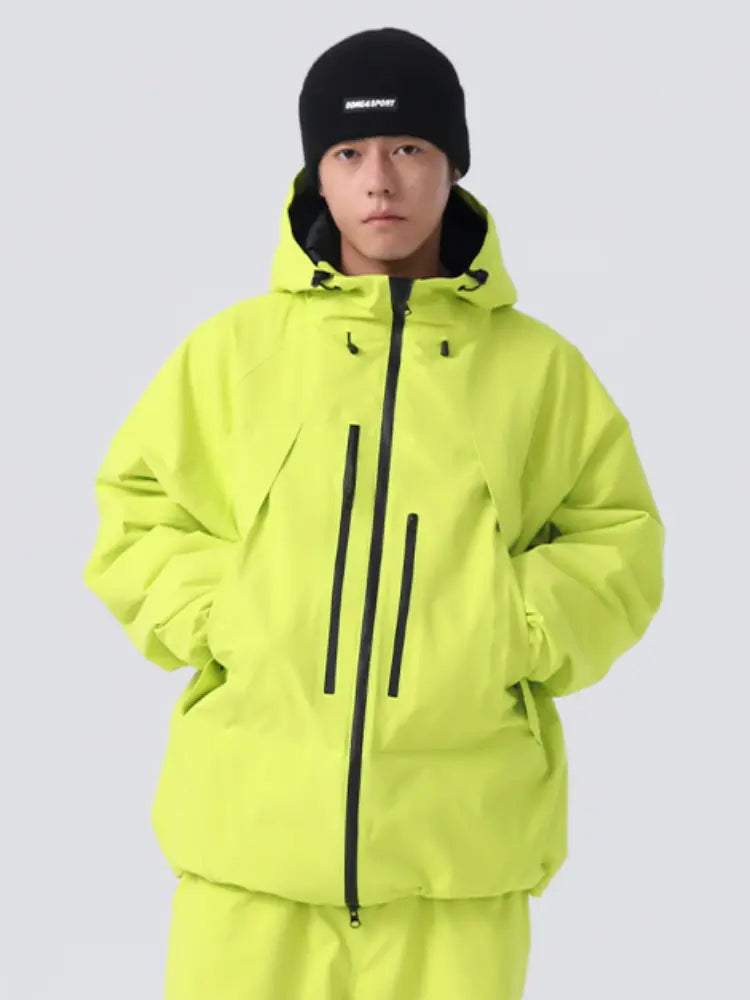 Unisex Insulated Ski Jacket Hooded Snowborad Sports Wear