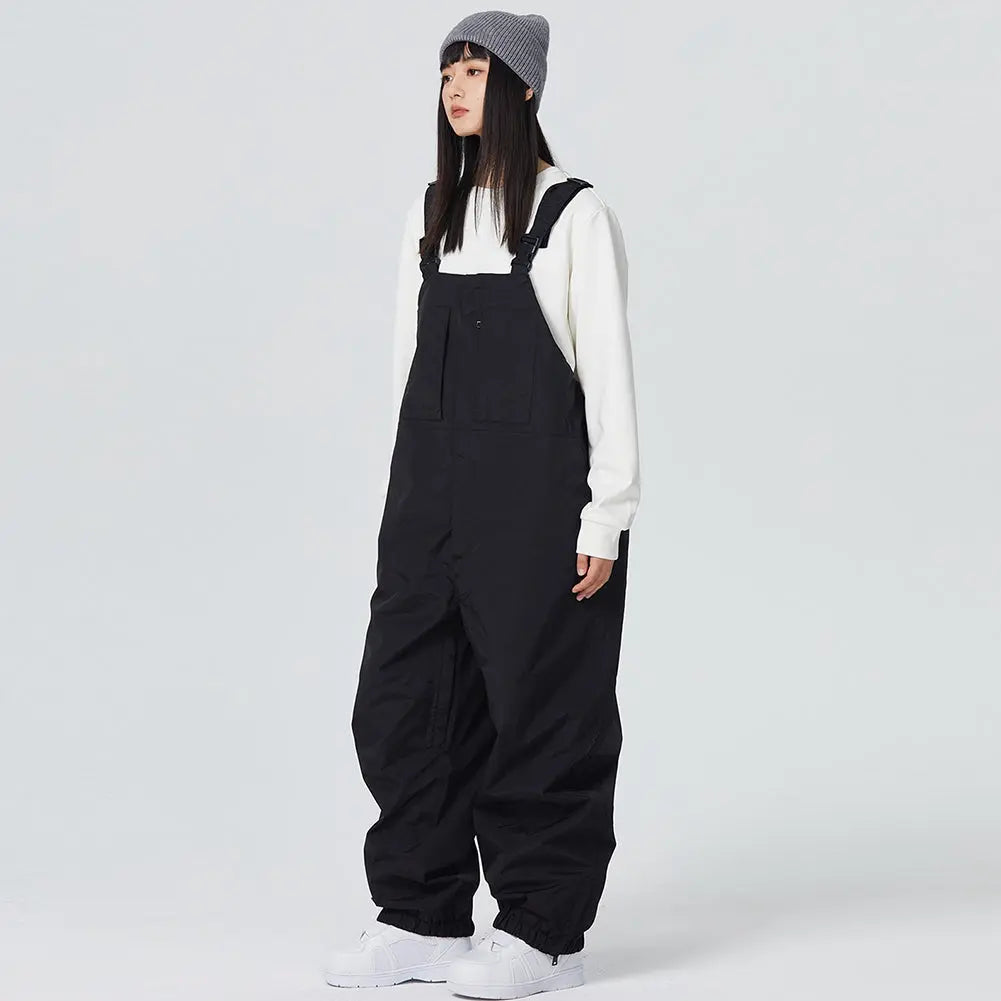 Unisex Insulated Snow Bibs Pants for Winter Outdoor Snow Overalls