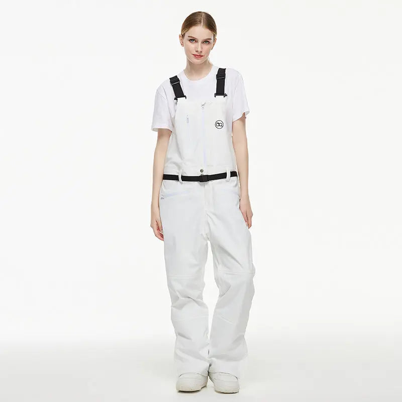 Unisex Outdoor Ski Overalls Sports One-piece Warm Snow Bibs