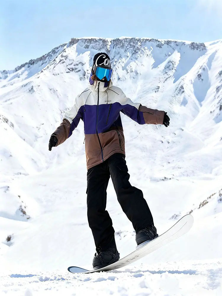 Unisex Retro Snowsuits Shell Insulated Snow Jackets & Pants