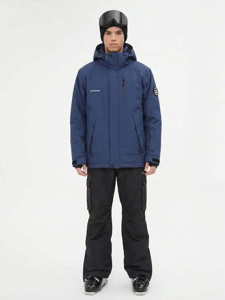 Unisex Waterproof Insulated Cargo Style Ski Suit Set