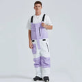 Winter Couple Style Snow Bibs Pants