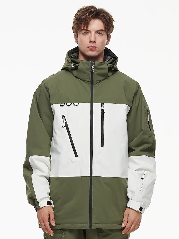 Women Men Ski Jacket Outdoor Hooded Snow Coat
