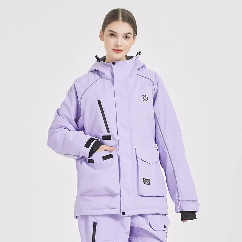 Women Outdoor Mountain Rider Snow Jacket