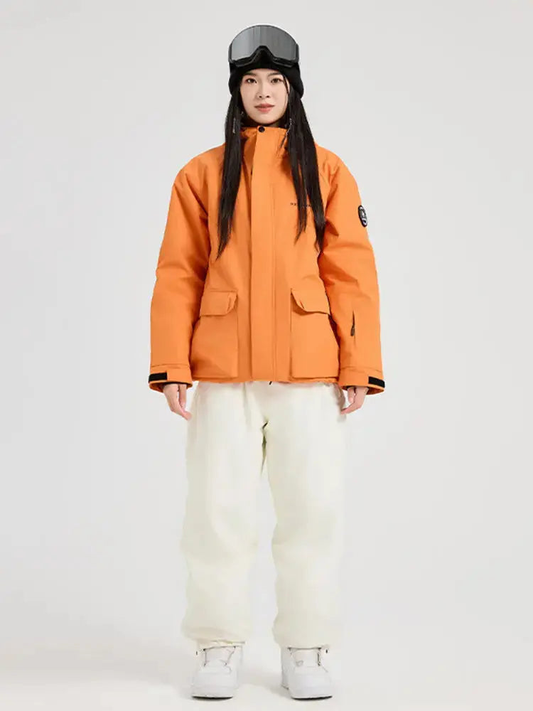 Women Plus Size Snow Suits Insulated Ski Wear Set