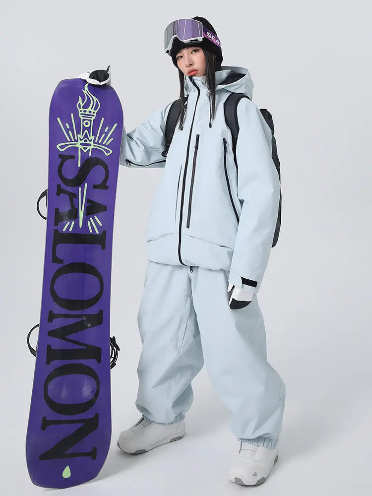 Women Ski Snowboard Suits 2026 New Arrival Baggy Snow Suit