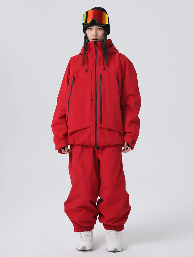 Women Ski Snowboard Suits 2026 New Arrival Baggy Snow Suit