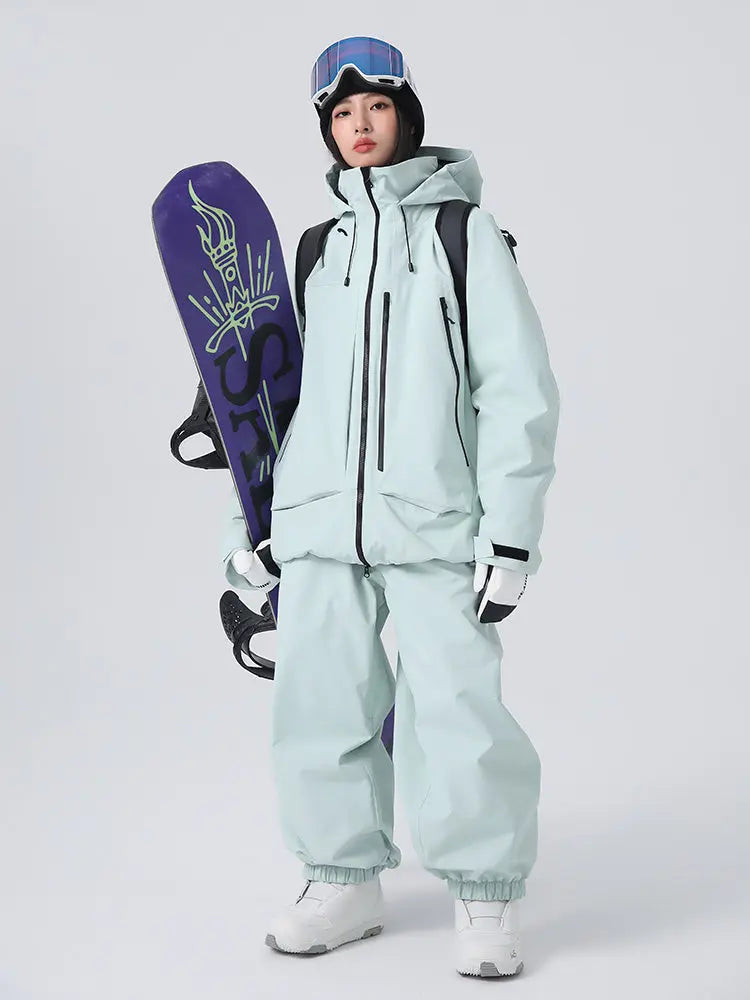 Women Ski Snowboard Suits 2026 New Arrival Baggy Snow Suit