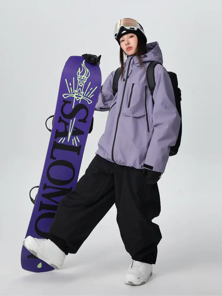 Women's 3-Layer Ski Jacket All-Mountain Snowboard Jacket