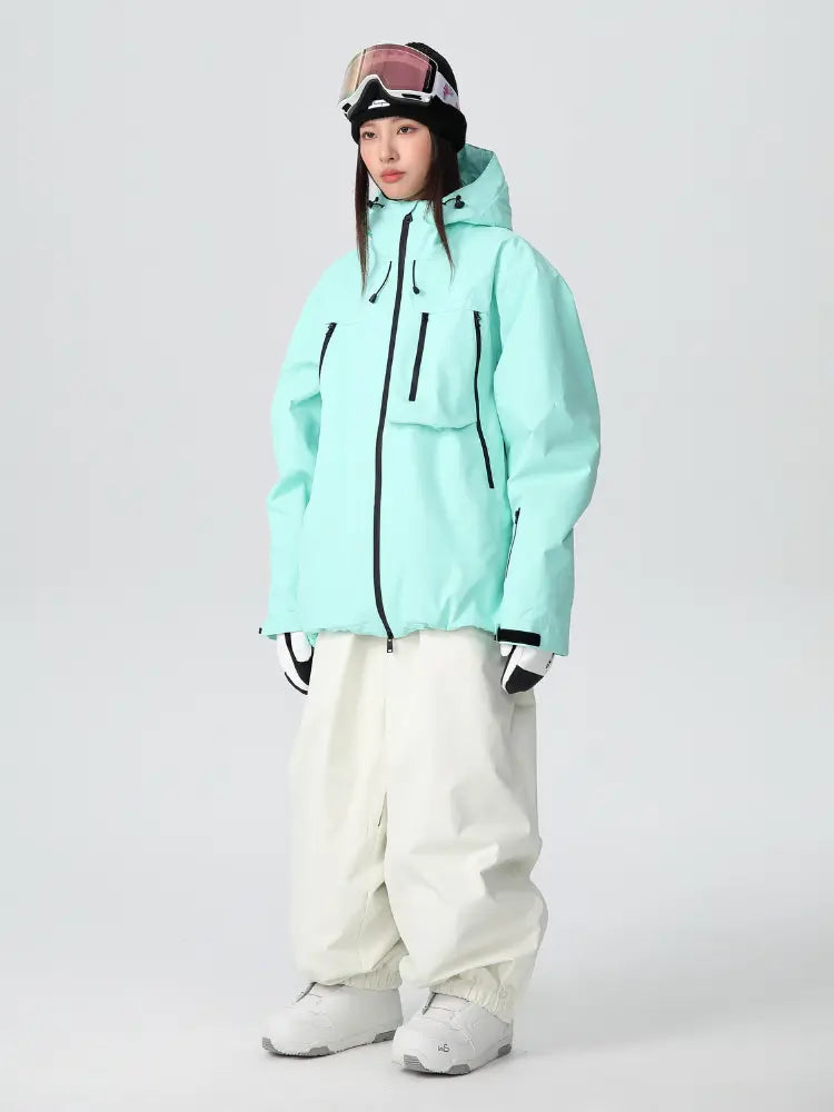 Women's 3-Layer Ski Jacket All-Mountain Snowboard Jacket