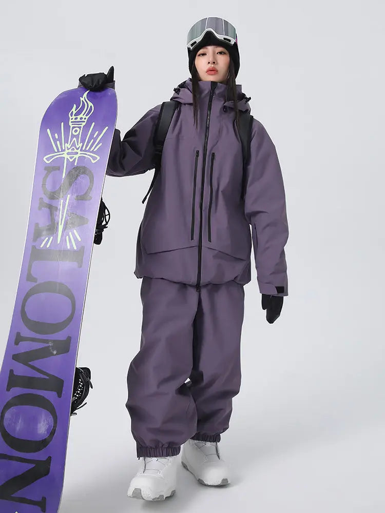 Women's 3L Ski Jacket & Pants Set Snow Suits Top Level