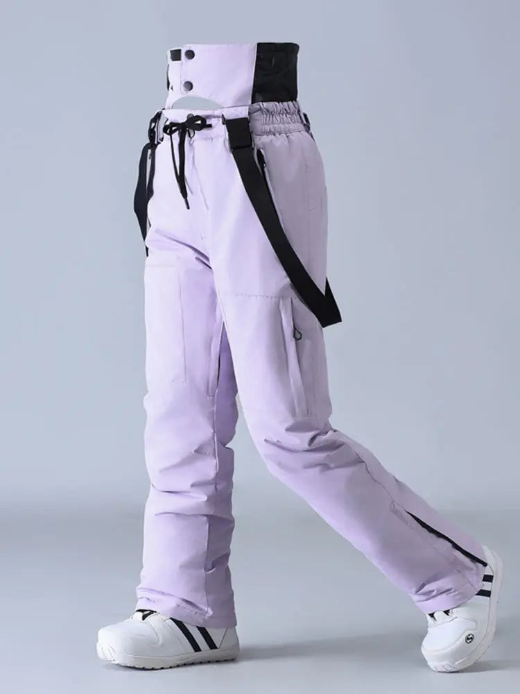 Women's All-Weather Insulated Ski Bibs Snow Pants