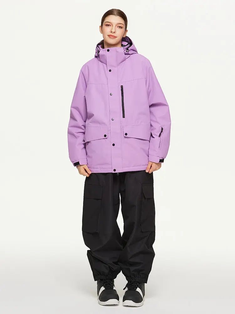 Women's Classical Two Pieces Snowsuits Baggy Outwear