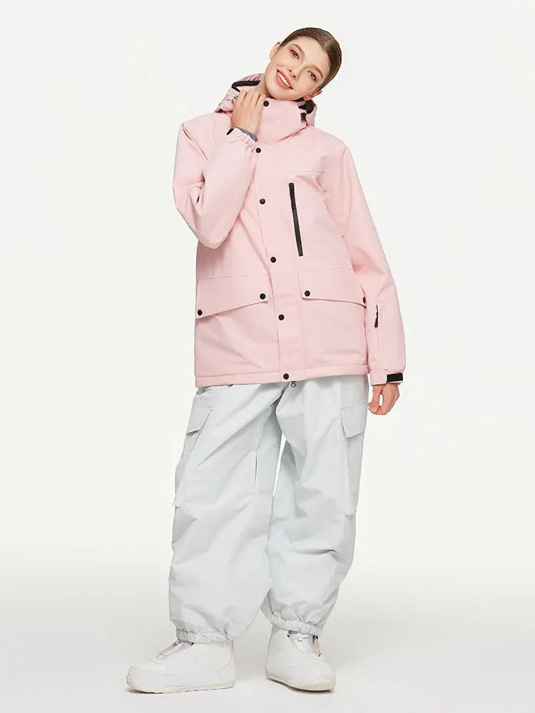Women's Classical Two Pieces Snowsuits Baggy Outwear