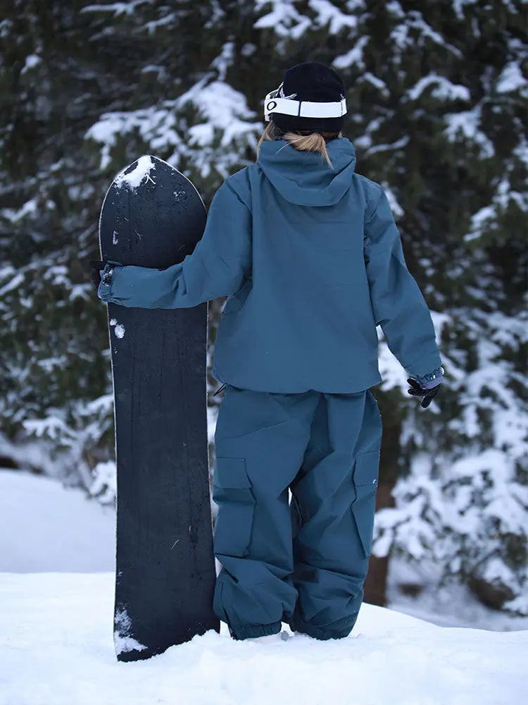 Women's Classical Two Pieces Snowsuits Baggy Outwear