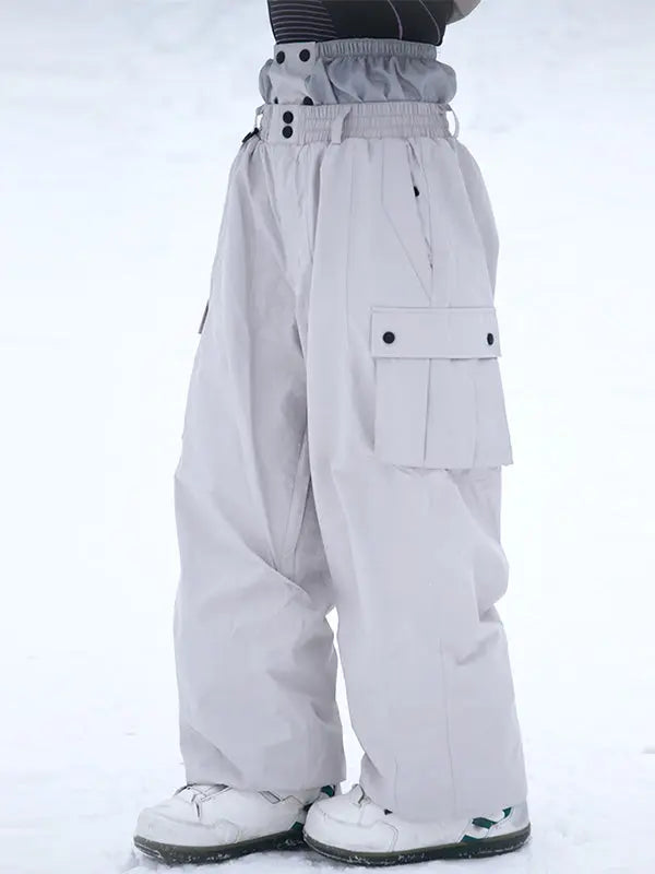 Women's Cargo Snow Pants Prime Ultimate Baggy Ski Trousers