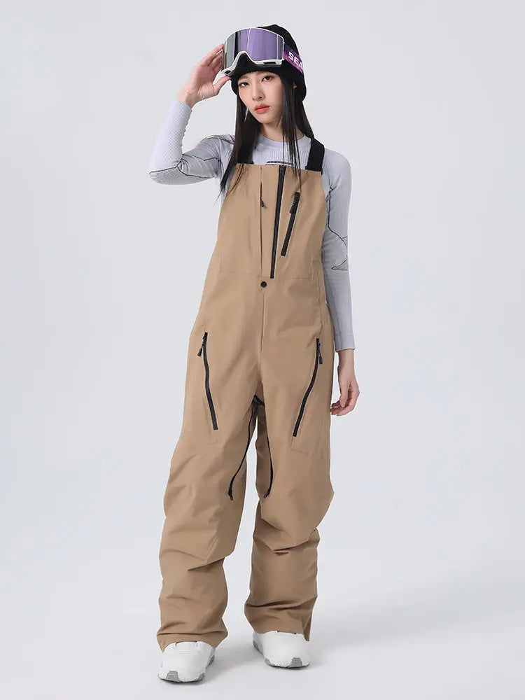 Women's Elegant One-piece Ski Overalls Snowboard Pants