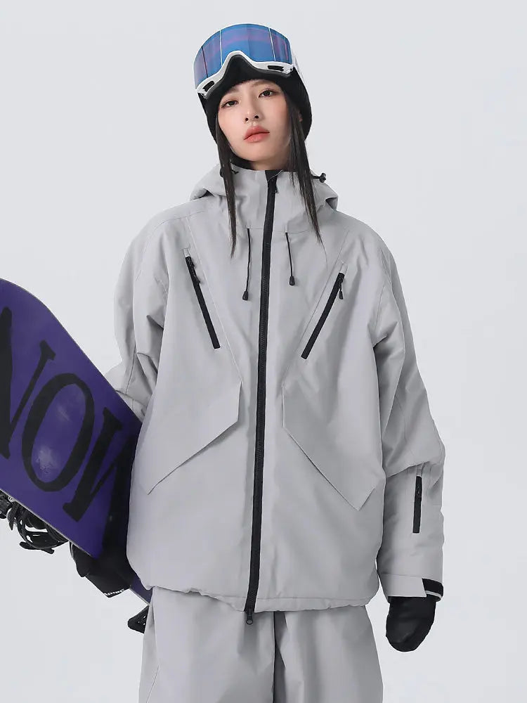 Women's Loose Fit Snow Jacket 3L Pro Snowboard Jacket