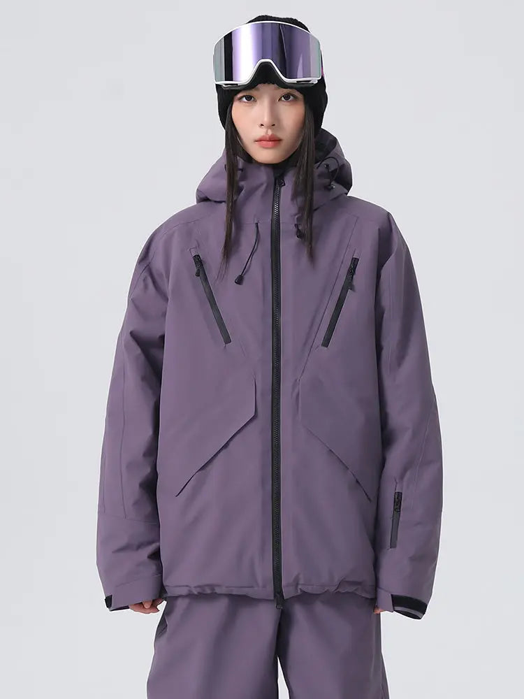 Women's Loose Fit Snow Jacket 3L Pro Snowboard Jacket