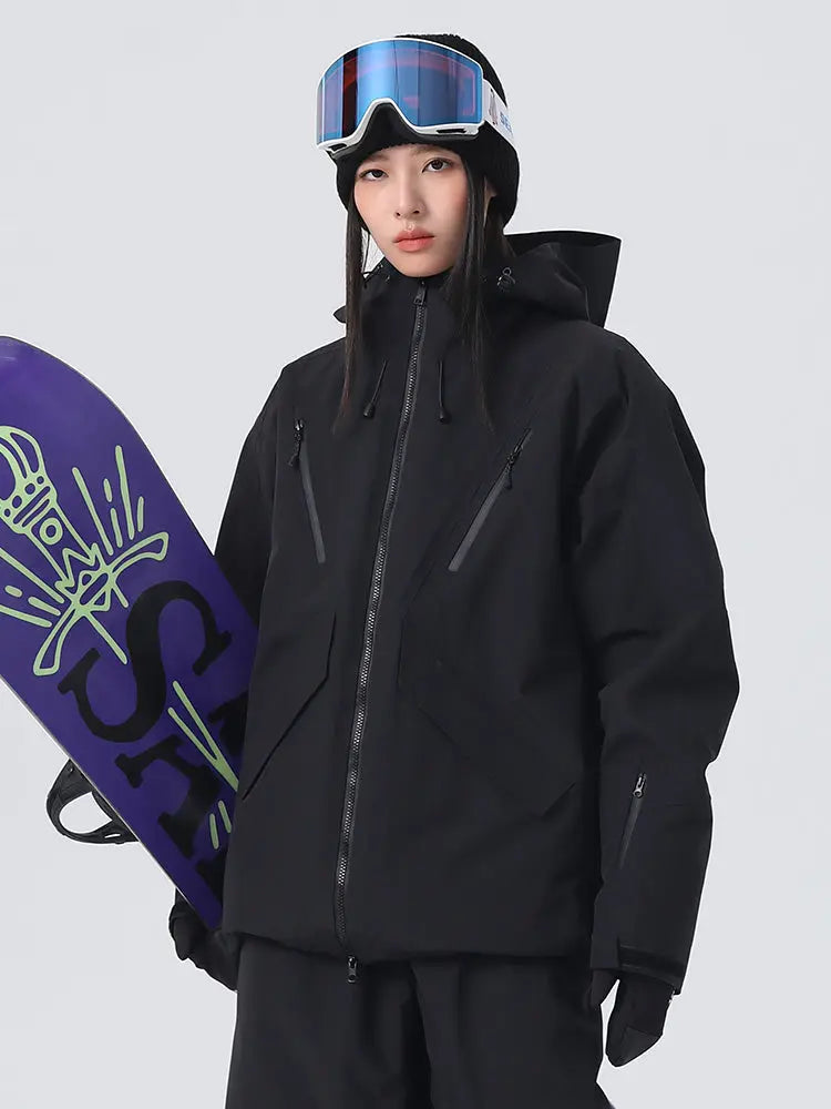 Women's Loose Fit Snow Jacket 3L Pro Snowboard Jacket
