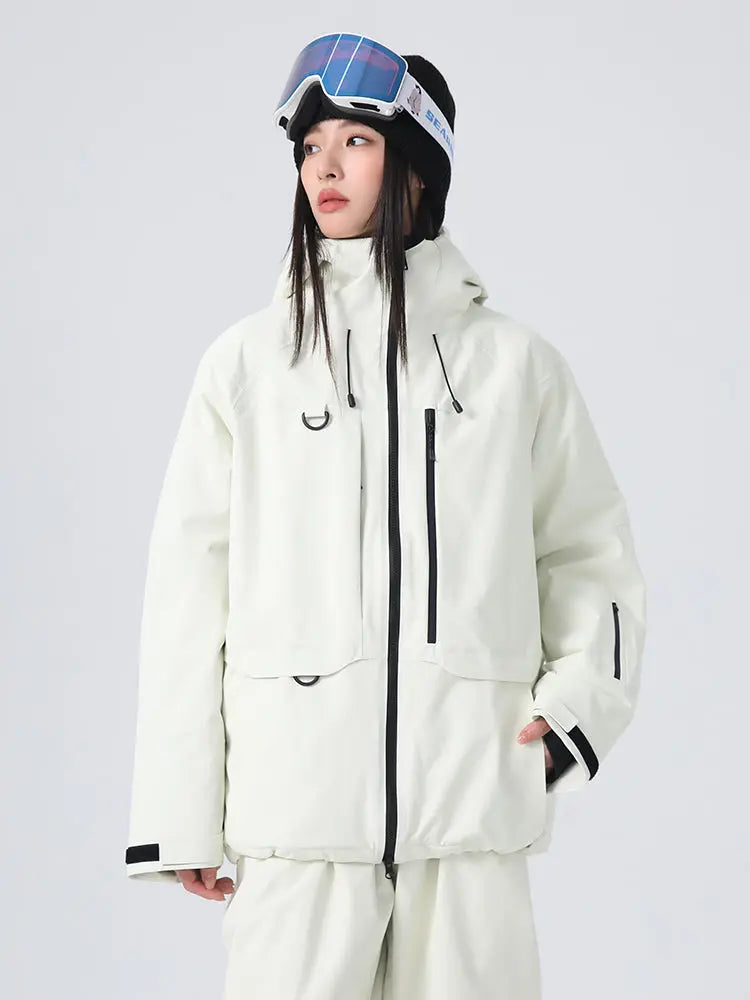 Women's Searipe Baggy Snow Jacket 3L Waterproof Snow Top