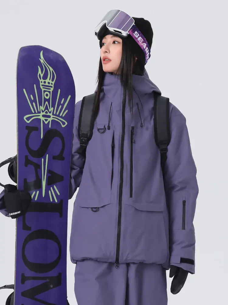 Women's Searipe Baggy Snow Jacket 3L Waterproof Snow Top