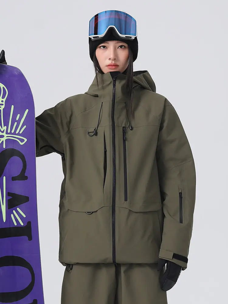 Women's Searipe Baggy Snow Jacket 3L Waterproof Snow Top
